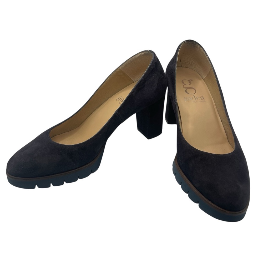 Gadea Allison Pumps Navy Suede Made in Spain size 37 6.5 Extralight
